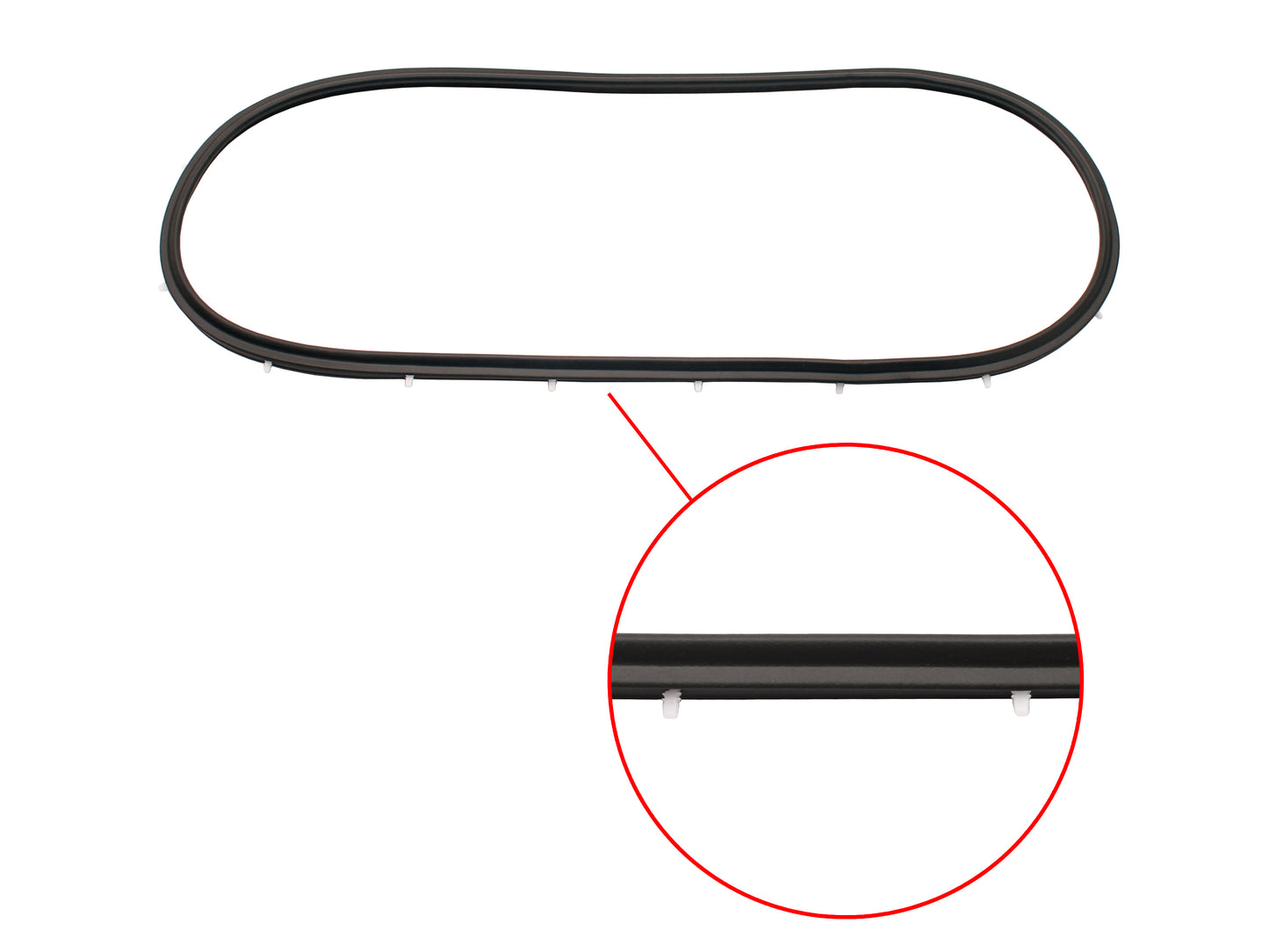 Seal Spare Wheel Door HD HR Ute Van - RDS1064