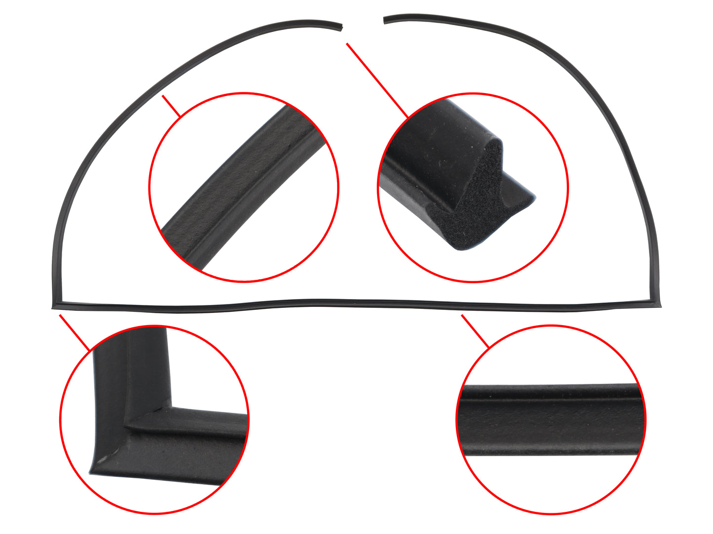 Tailgate Seal FJ Panel Van Upper - RDS1096