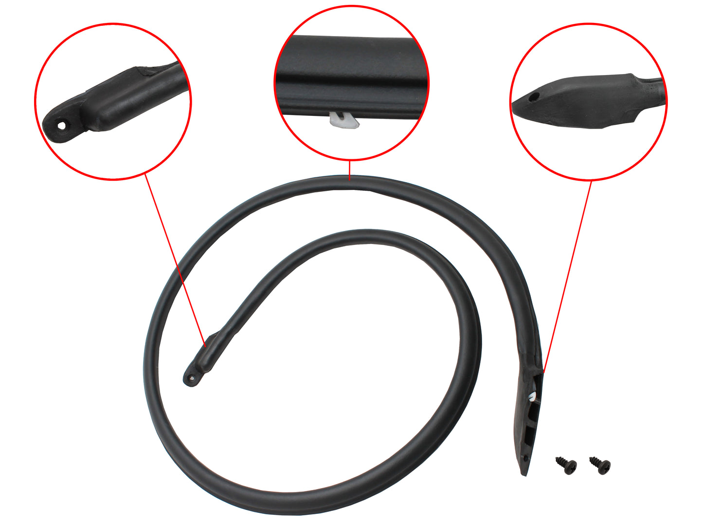 Door Seal XA ZF Sedan Wagon Left Hand Front Lower - RDS2055