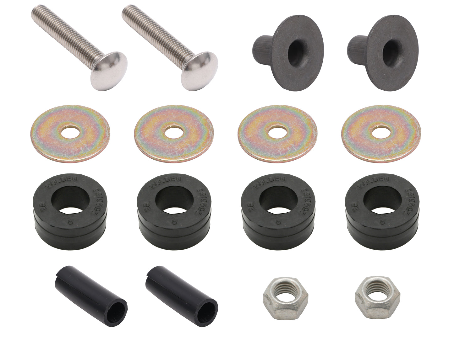 Holden Torana Steering Rack Mounting Bush & Bolt Kit LH LX (Exc A9X) - RMK1A