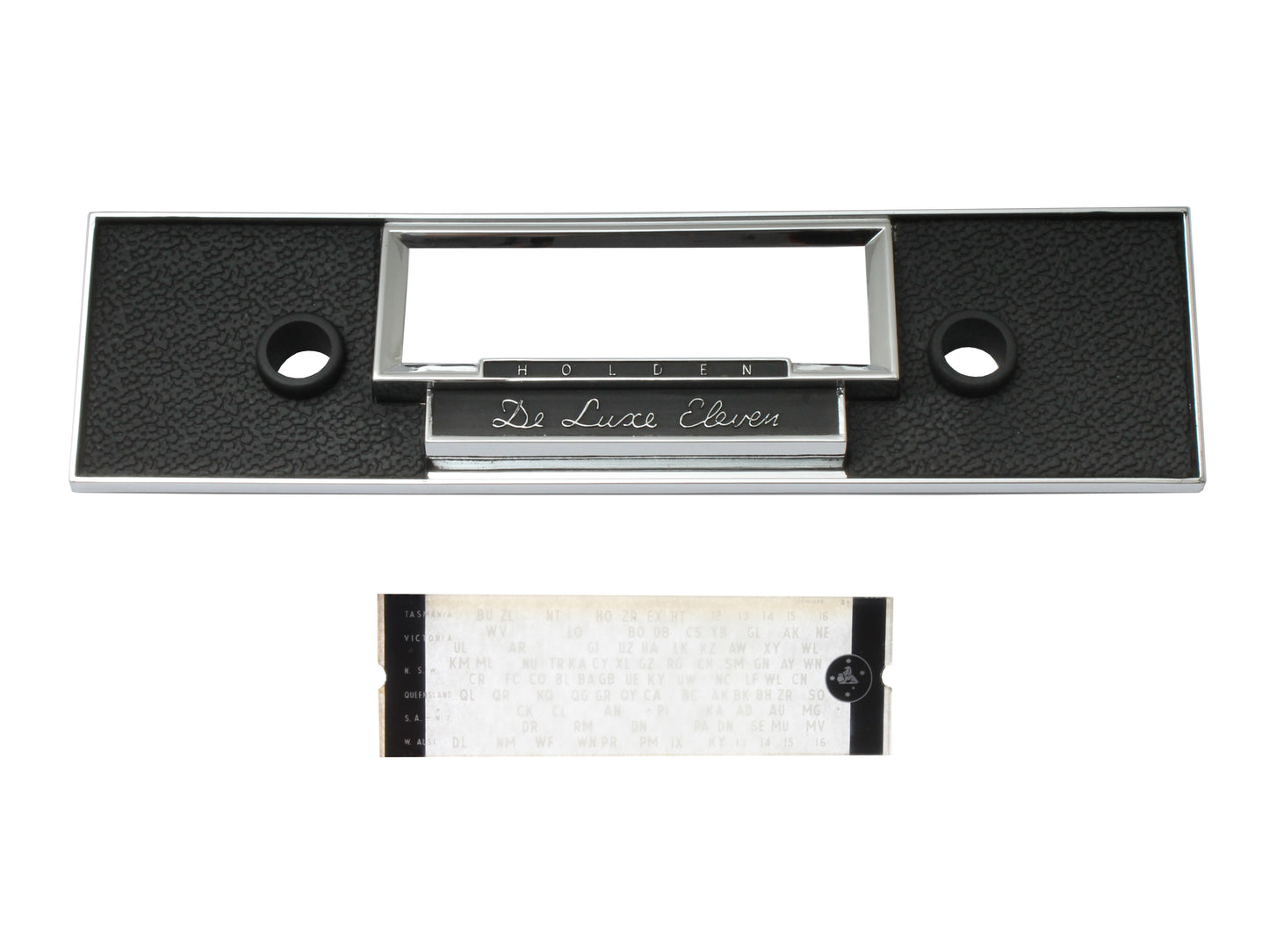 Radio Fascia Kit HK HT HG Manual Deluxe 11 - RR1001