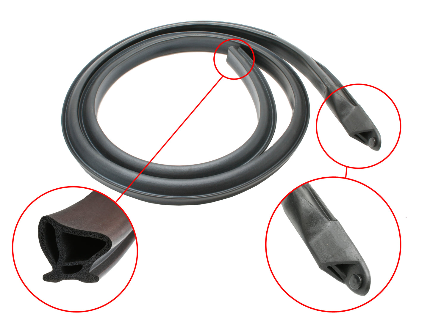 Ford Door Seal FRONT UPPER LEFT XA XB XC Coupe 2 door rubber weather - RRRS203