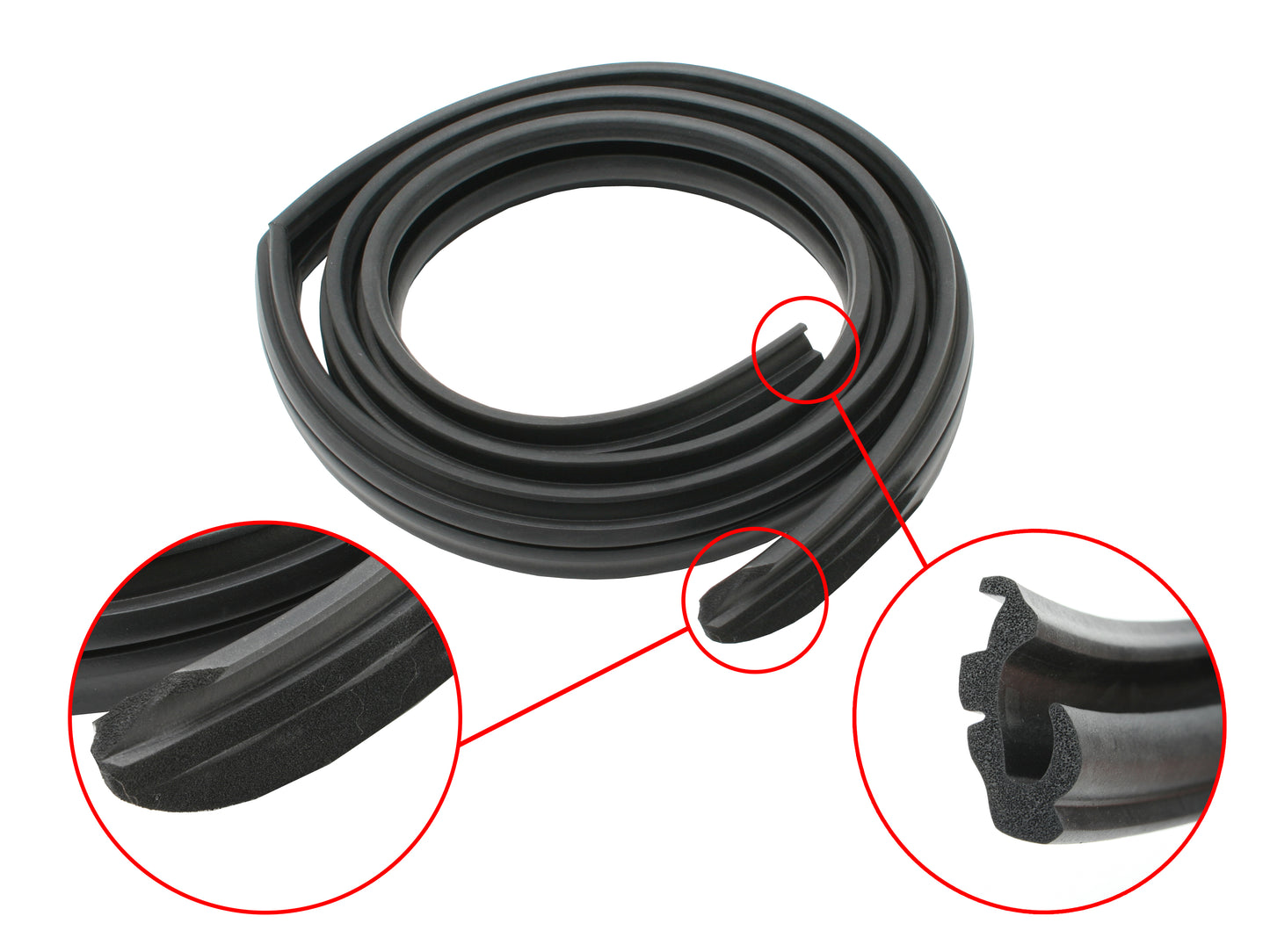 Seal Door Roof Rail Valiant VF VG Coupe Left Hand - RRRSV05