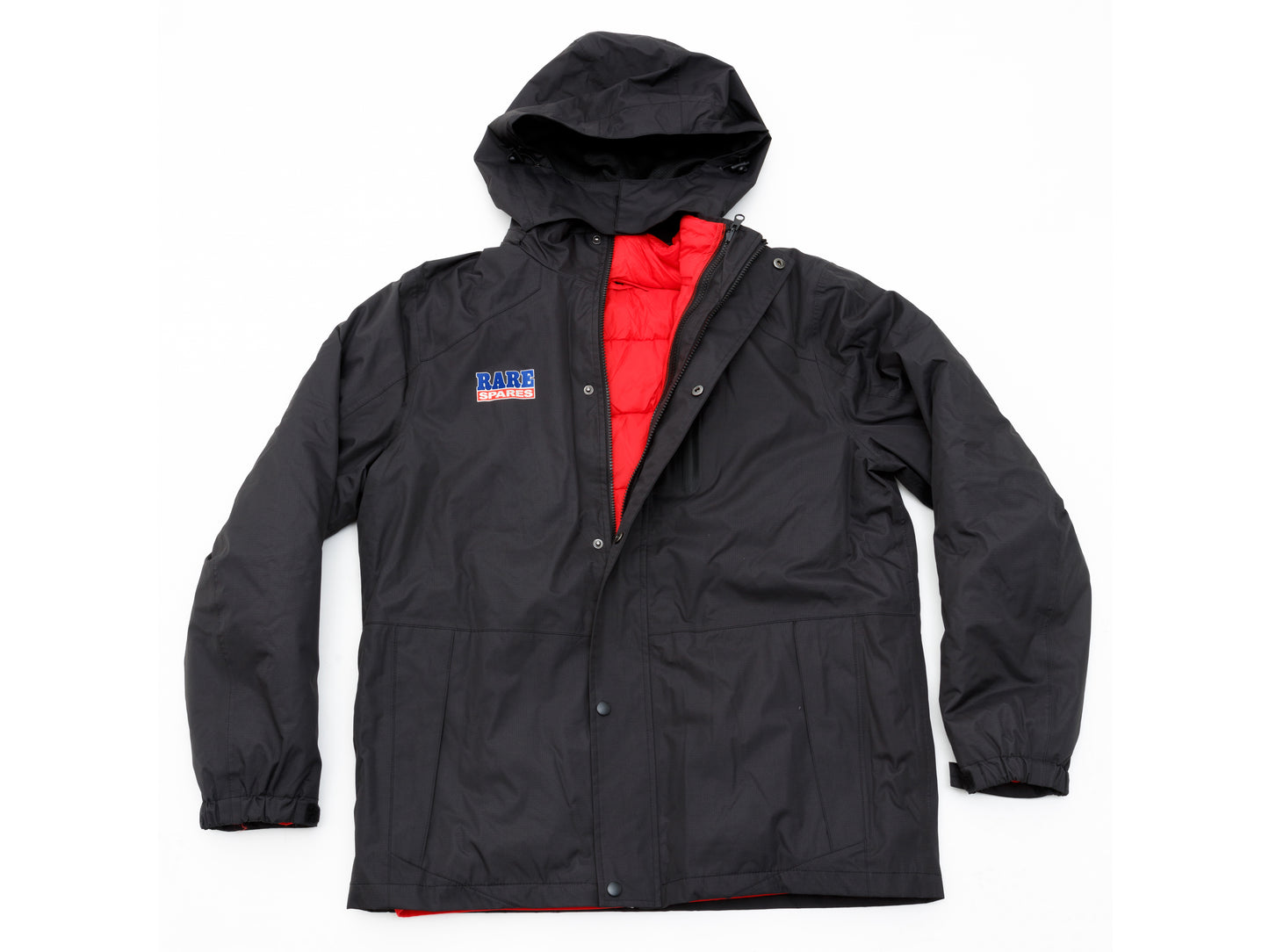 Rare Spares 3in1 Jacket - Black & Red (3XL) - RS3IN1JACKET-3XL