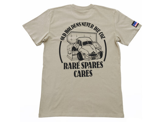 Rare Spares Holden T-Shirt - Eucalyptus & Black Print (S) - RSHTEU-S