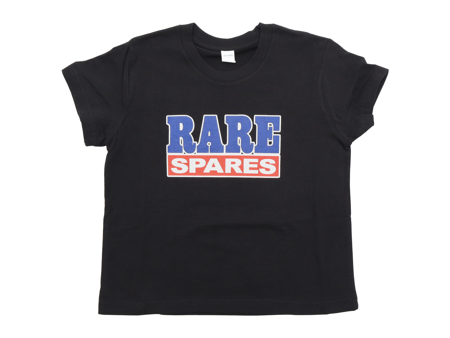 Rare Spares Kids Logo T-Shirt - Black (L / 10-12) - RSTSK-L