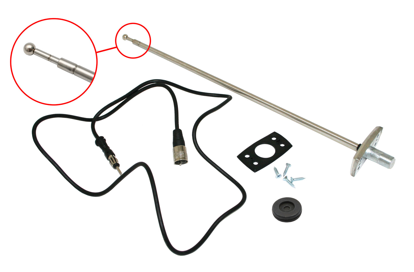 Radio Aerial Square Base Type XW XY ZC ZD - SBA001