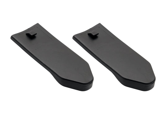Seat Belt Top Covers Black With Hook Pair - SBC1000BH