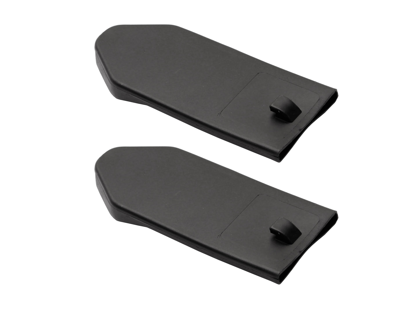 Seat Belt Top Covers Black With Hook Pair - SBC1000BH