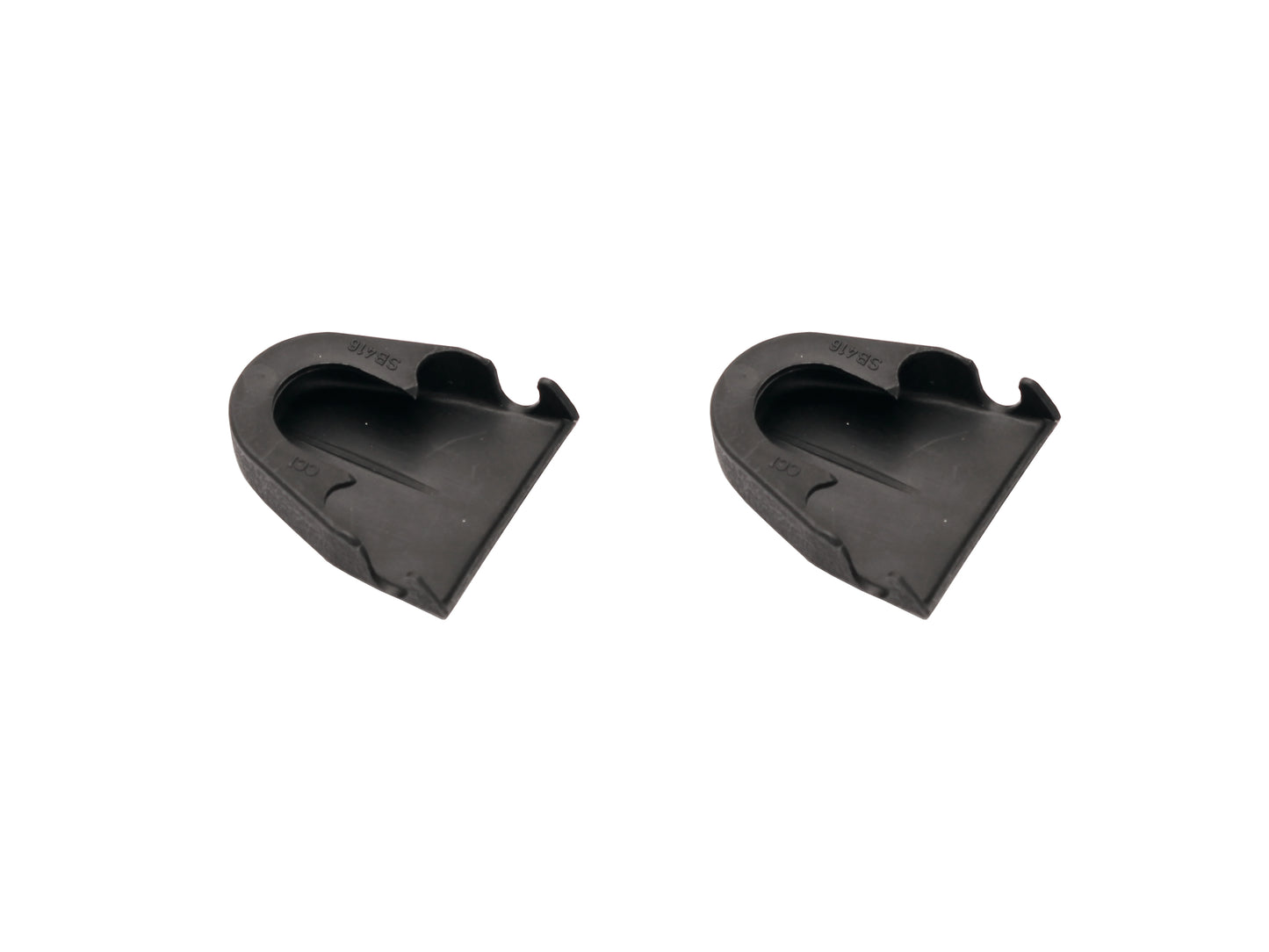 Seat Belt Top Covers Small Black Suit Drop Link Pr - SBC1000DL