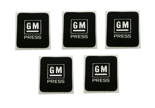 Decal Kit Seat Belt Button GM (5) - SBD1000