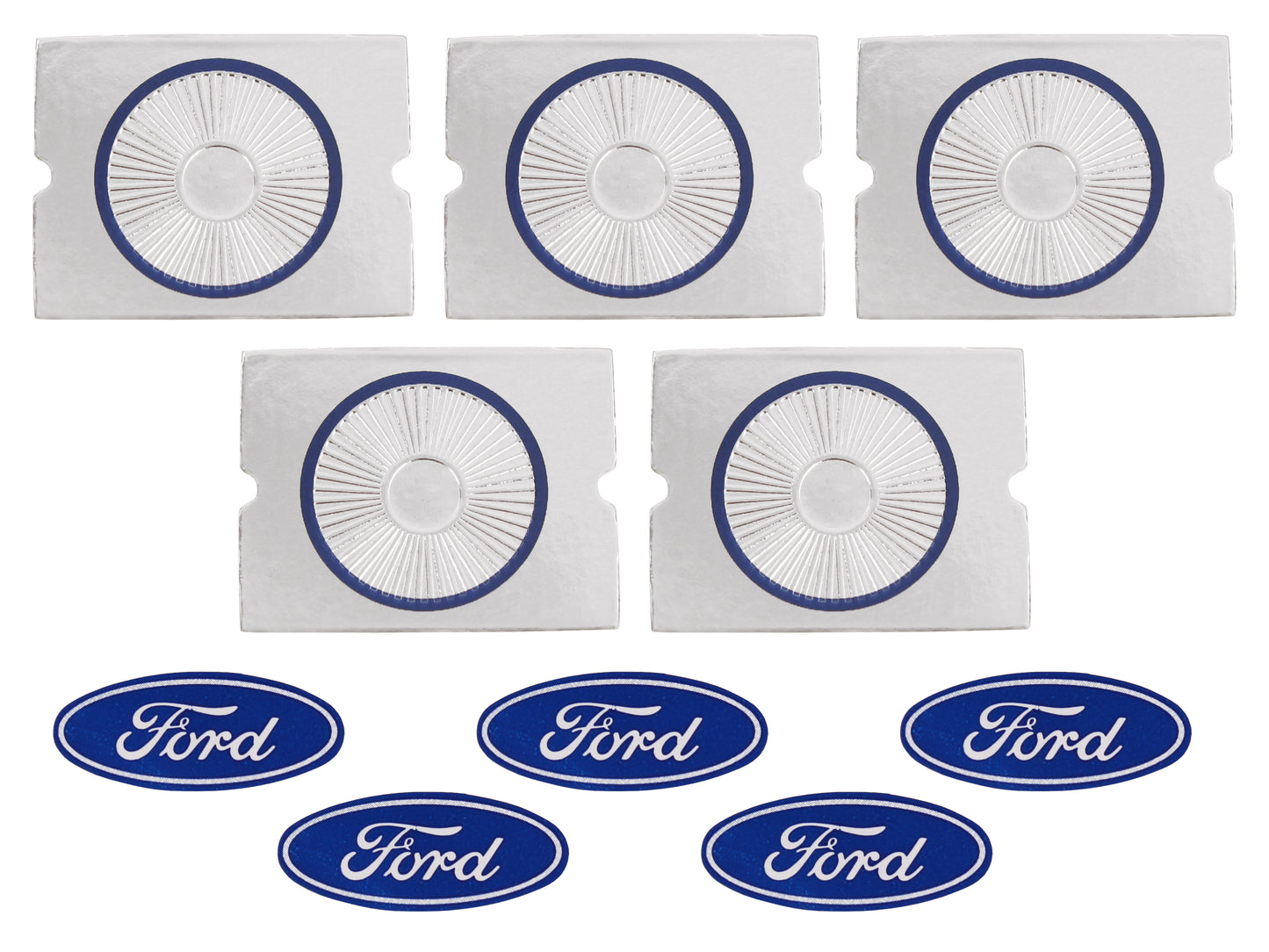 Seat Belt Button Decal Kit “Oval Release” Ford XW XY - SBD2000