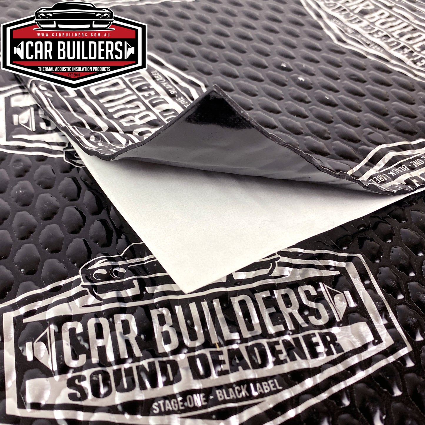 Car Builders Sound Deadening Kit Black - SDBLK