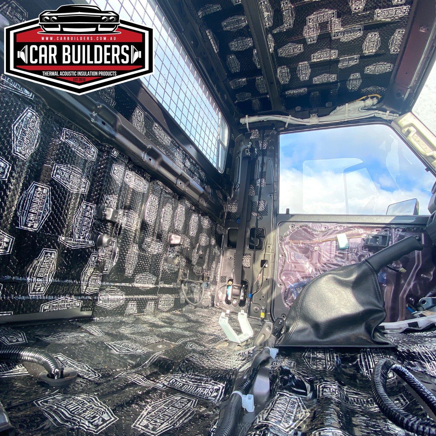 Car Builders Sound Deadening Kit Black - SDBLK