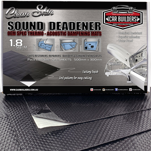 Car Builders Sound Deadening Kit OEM Black – SDOEMBLK