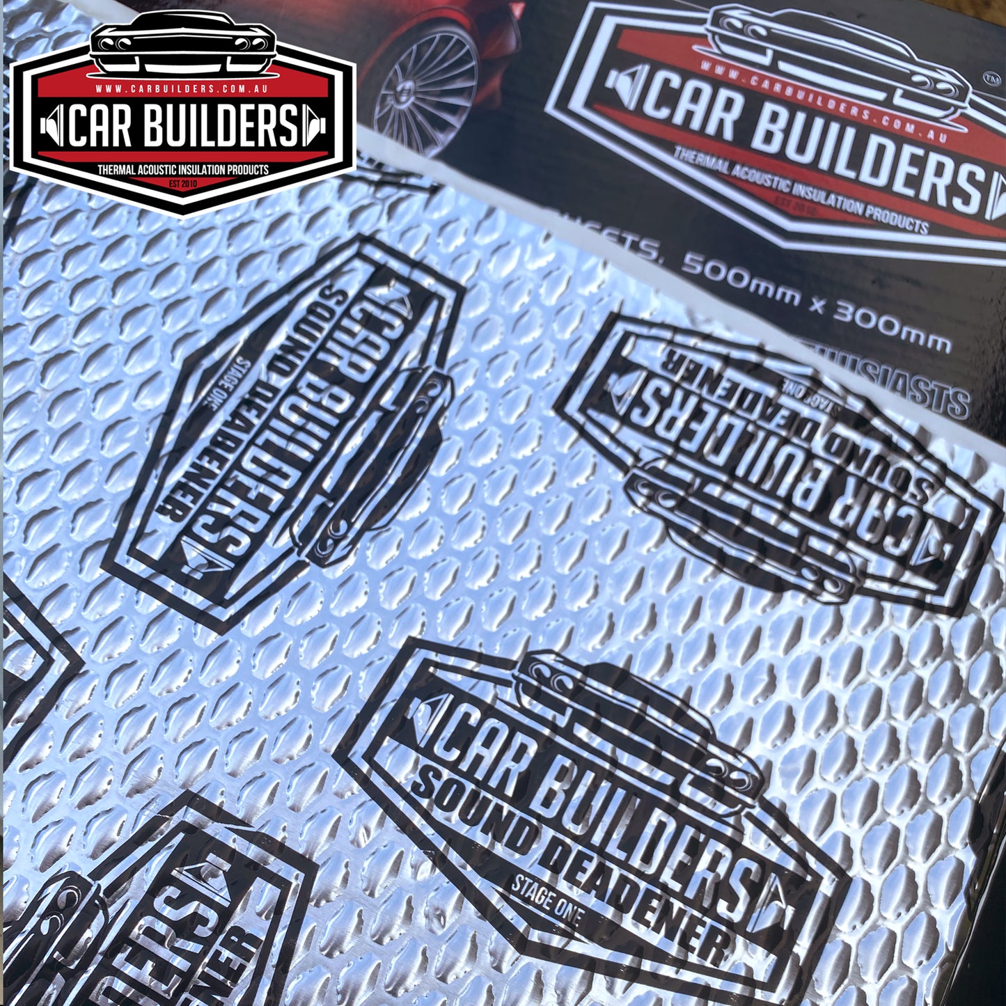 Car Builders Sound Deadening Kit Silver - SD