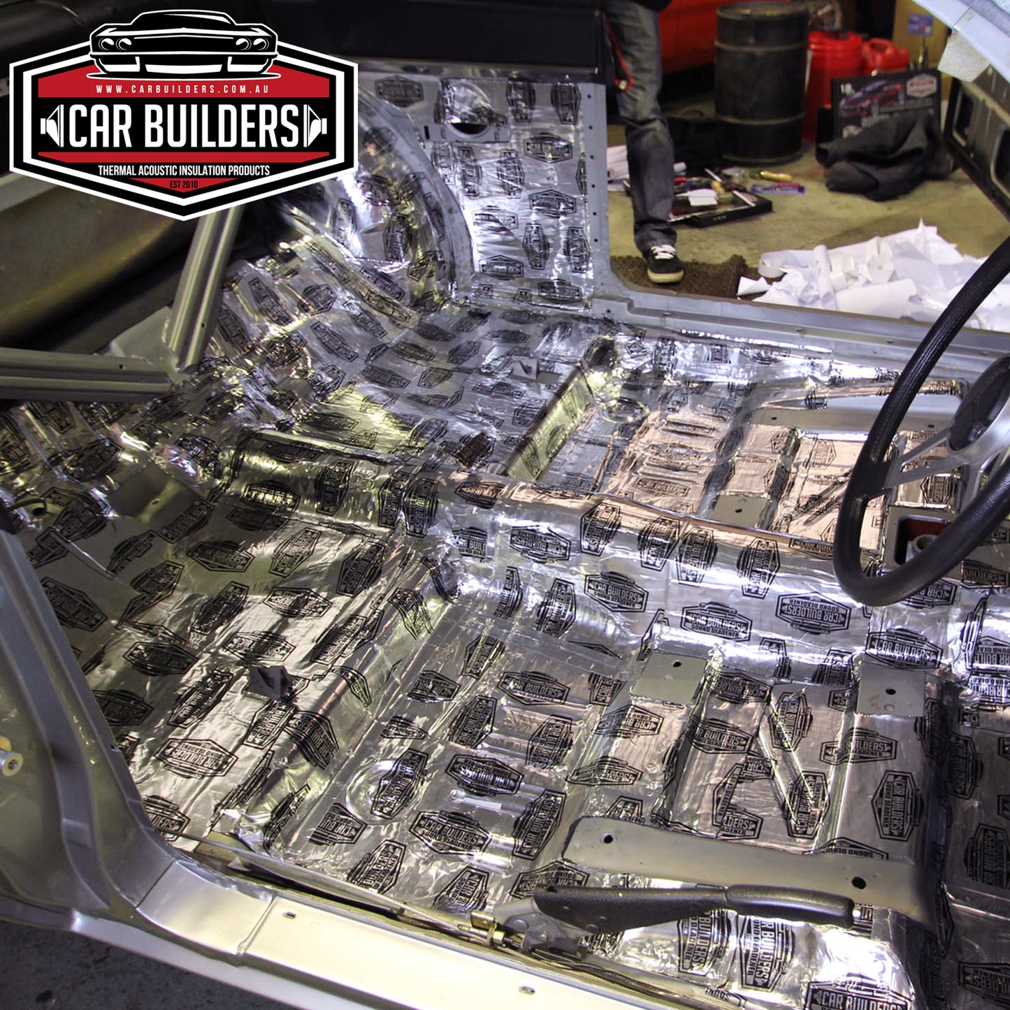 Car Builders Sound Deadening Kit Silver - SD