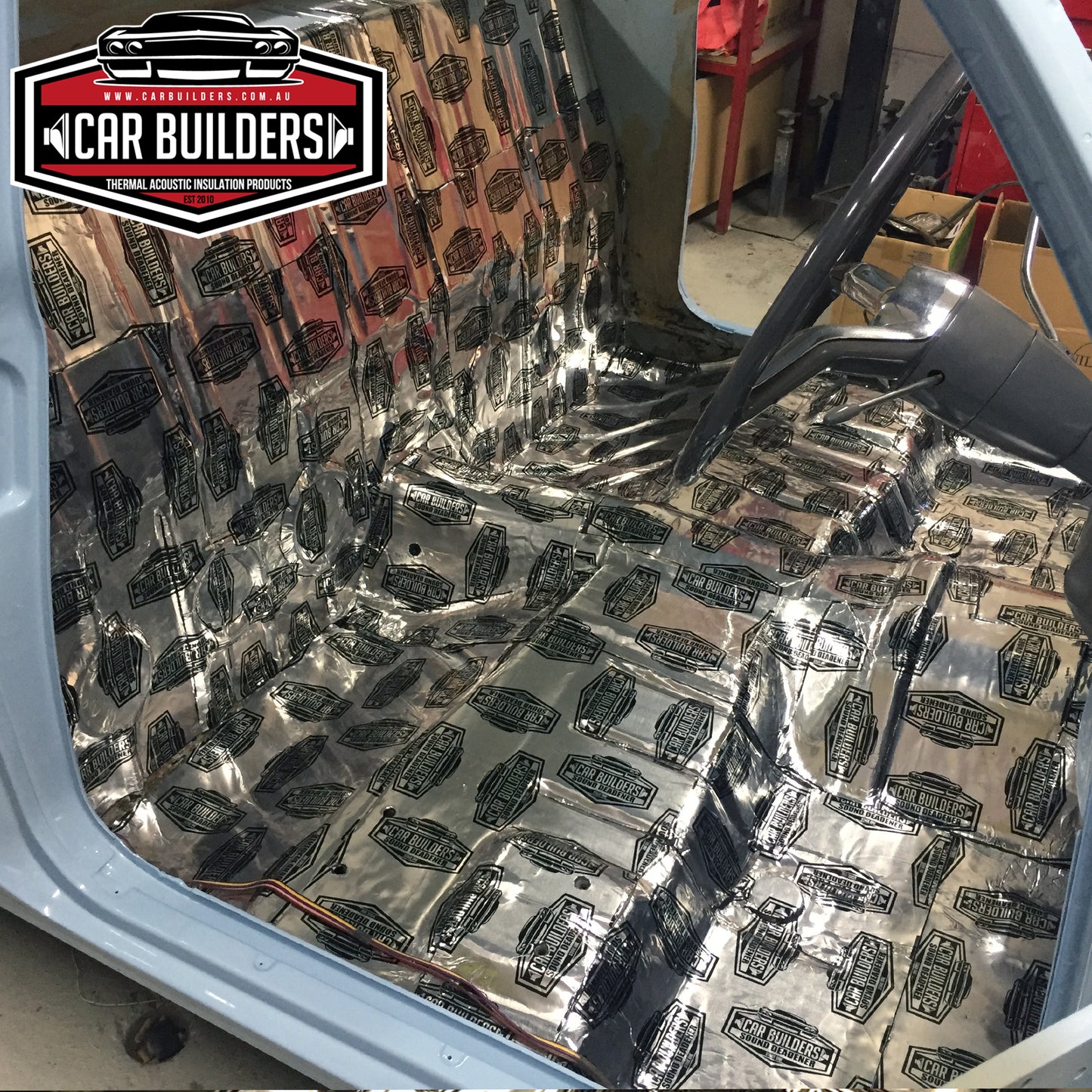Car Builders Sound Deadening Kit Silver - SD