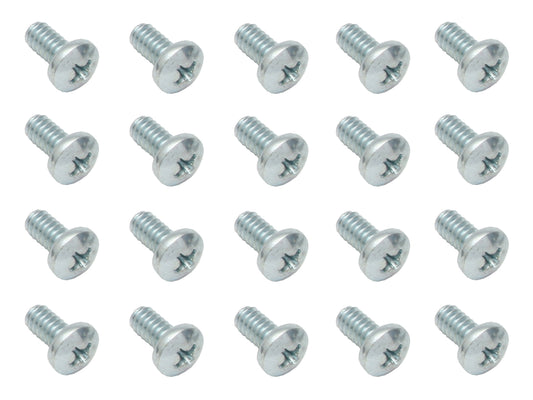 Universal Screw 1/4"X3/4" BSW Phillips Pan Head Zinc 20 Pc - SM0002