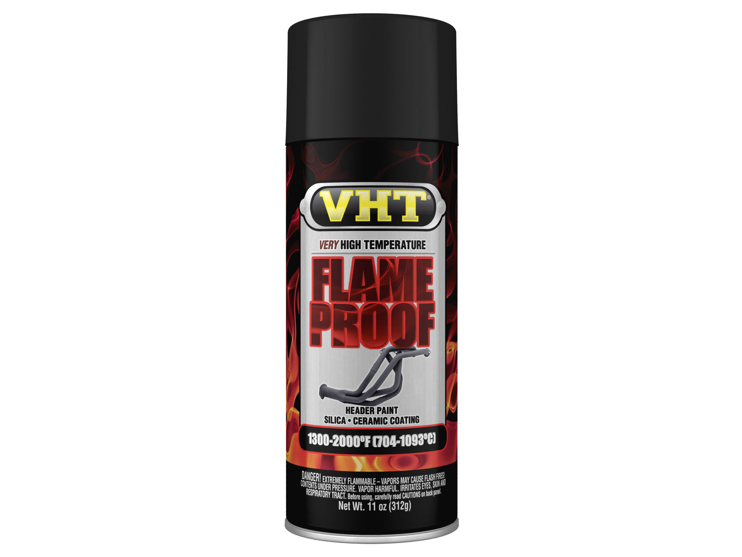 VHT Flame Proof Paint ‘Flat Black’ 312g - SP102