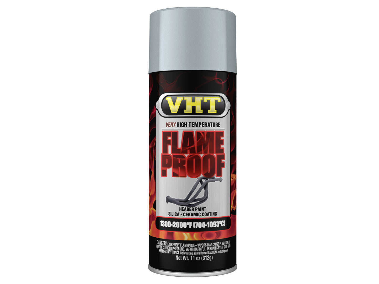 VHT Flame Proof Paint ‘Flat Silver’ 312g - SP106