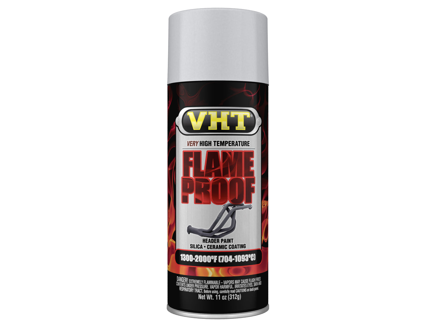 VHT Flame Proof Paint ‘Flat Aluminium’ 312g - SP117