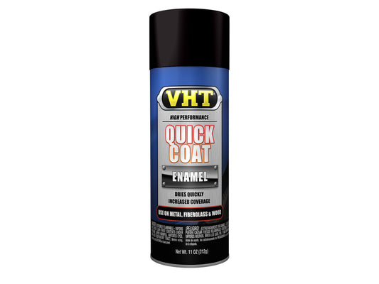 VHT Enamel Spray Paint QUICK COAT Premium Interior + Exterior Enamel FLAT BLACK - SP510
