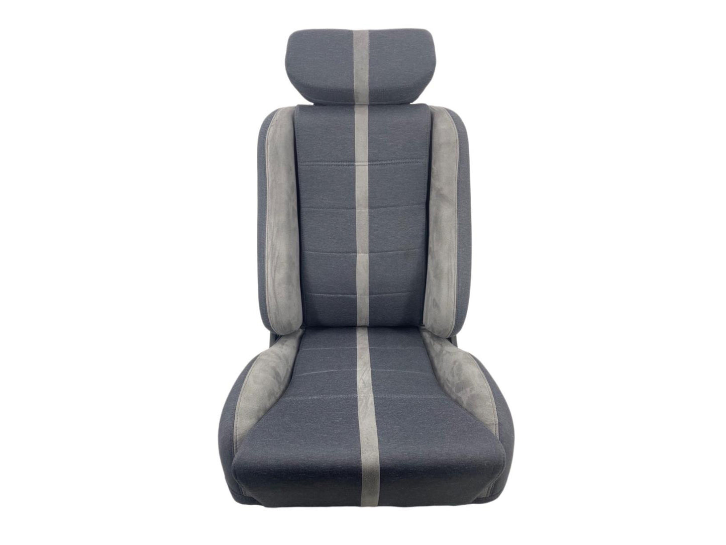 Autotecnica Ford Style Head Rest Sport Seat Grey Material Twin Adjusters  - SP88XE