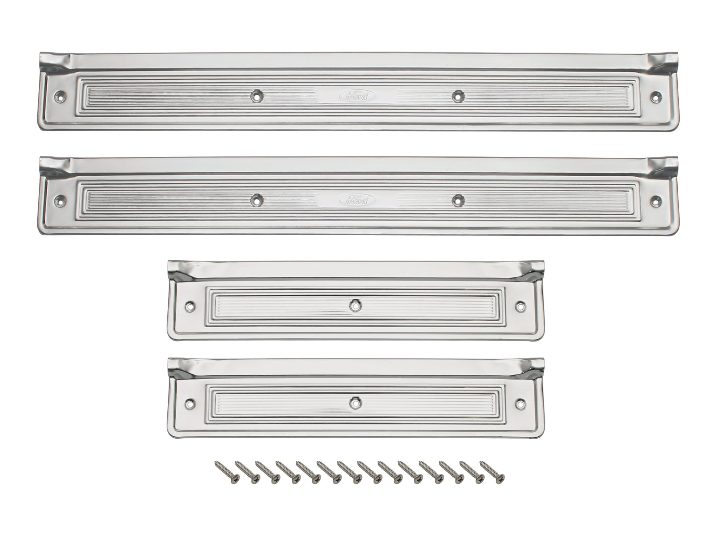 Scuff Plate & Screw Kit XA XB ZF ZG Front & Rear (4) - SPKXAXB2