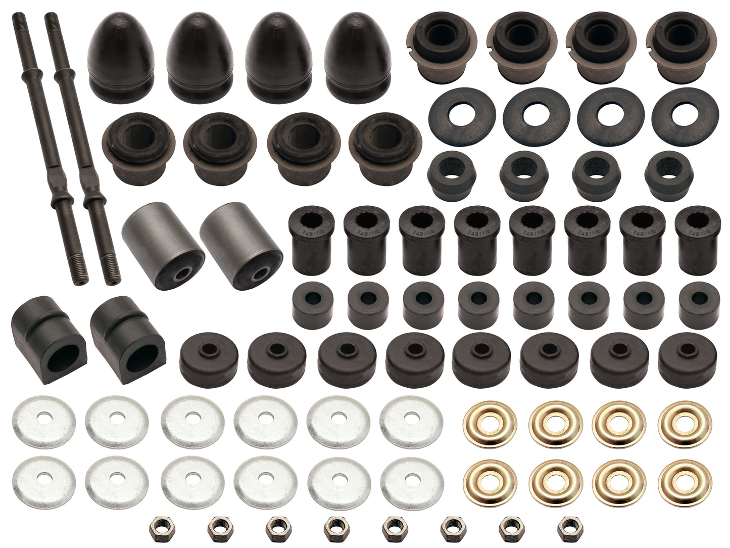 Suspension Rubber Kit HT HG (Large Spring Bush) - SR1009