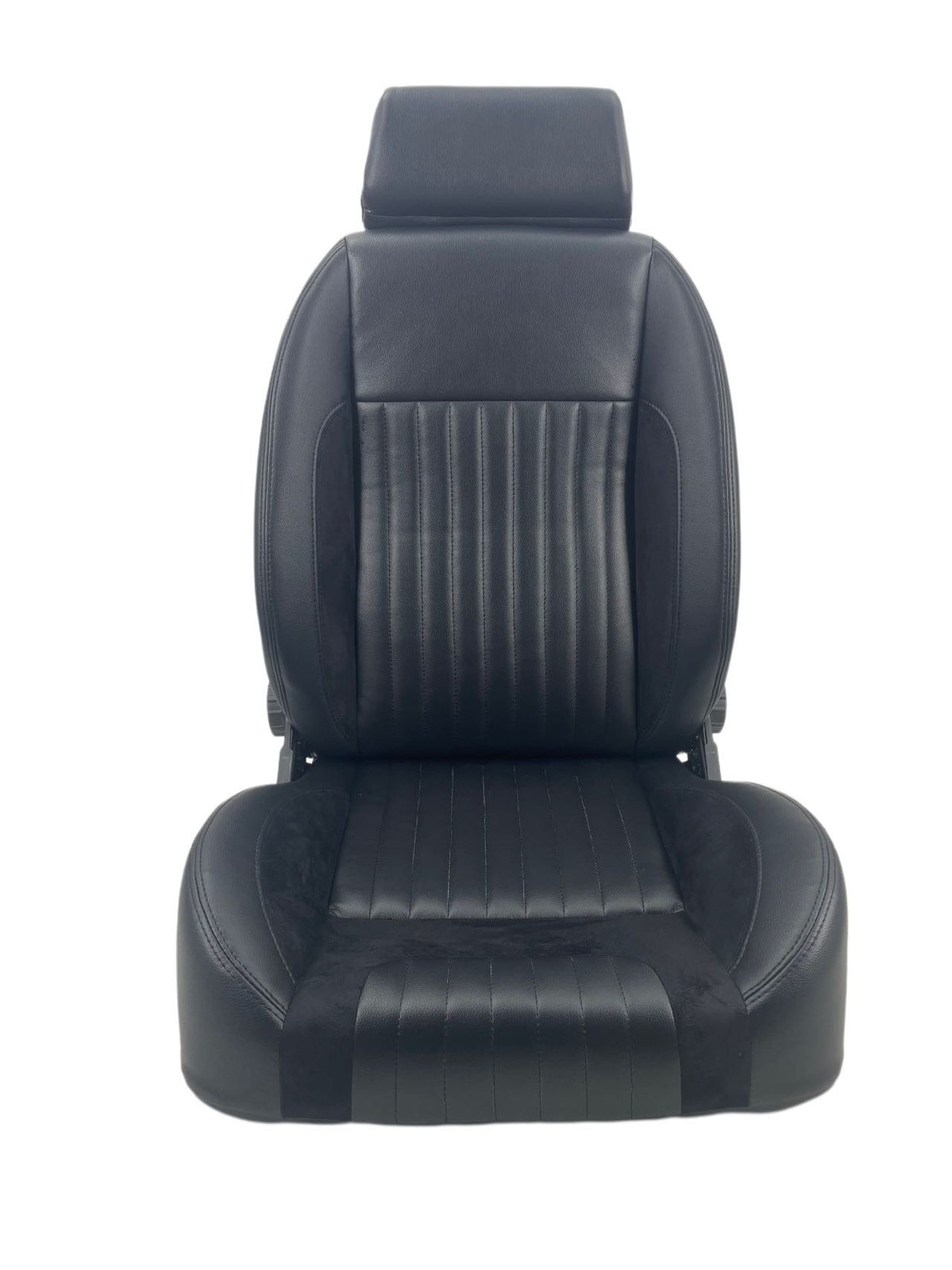 Autotecnica Seat Retro Low Back PU Leather With Headrest (Single Seat) - SS65HR