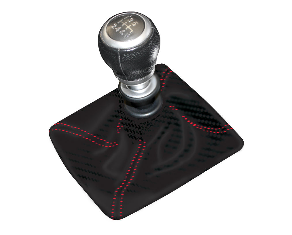 TFI Universal Shift Boot Black with Red Stitch  - TFI-6286