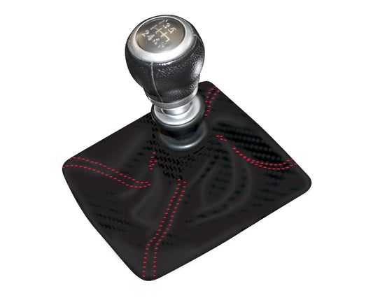 TFI Universal Shift Boot Black with Red Stitch  - TFI-6286