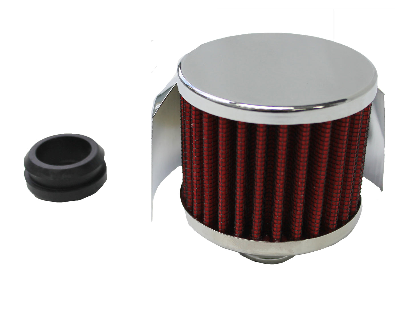 TFI Breather Cap Push On Red With Shield - TFI66-006