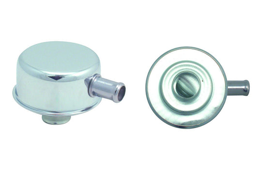 TFI Chrome Oil Cap Push In 1" Neck With Tube - TFI66-013