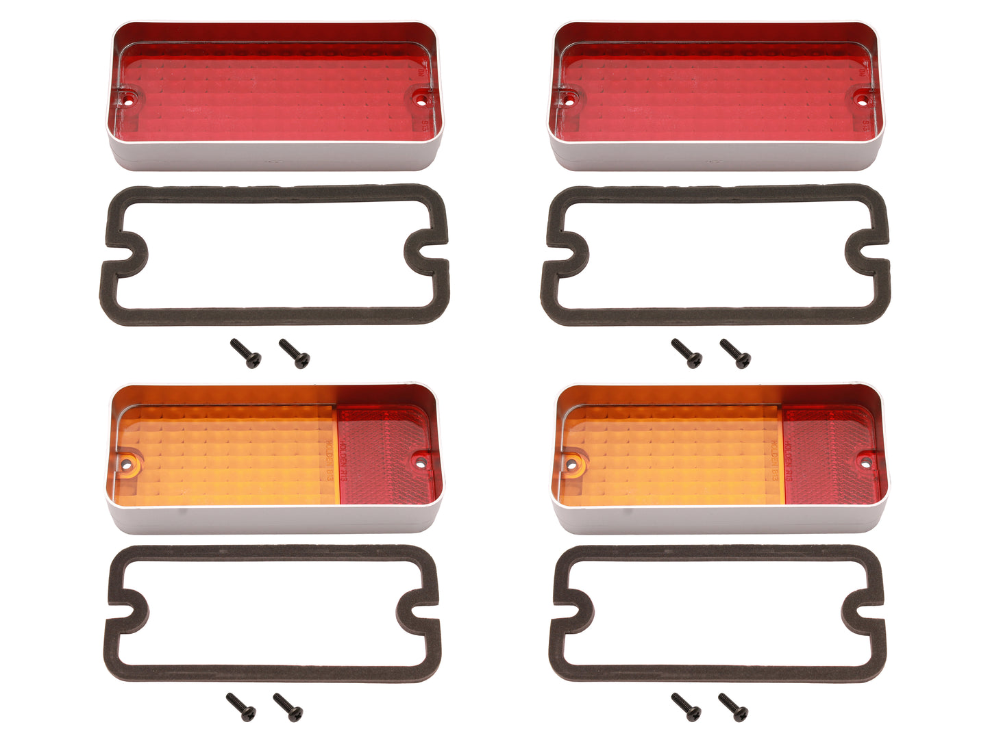 Rear Indicator & Tail Light Lens Kit HQ Sedan Coupe - TLIKHQ