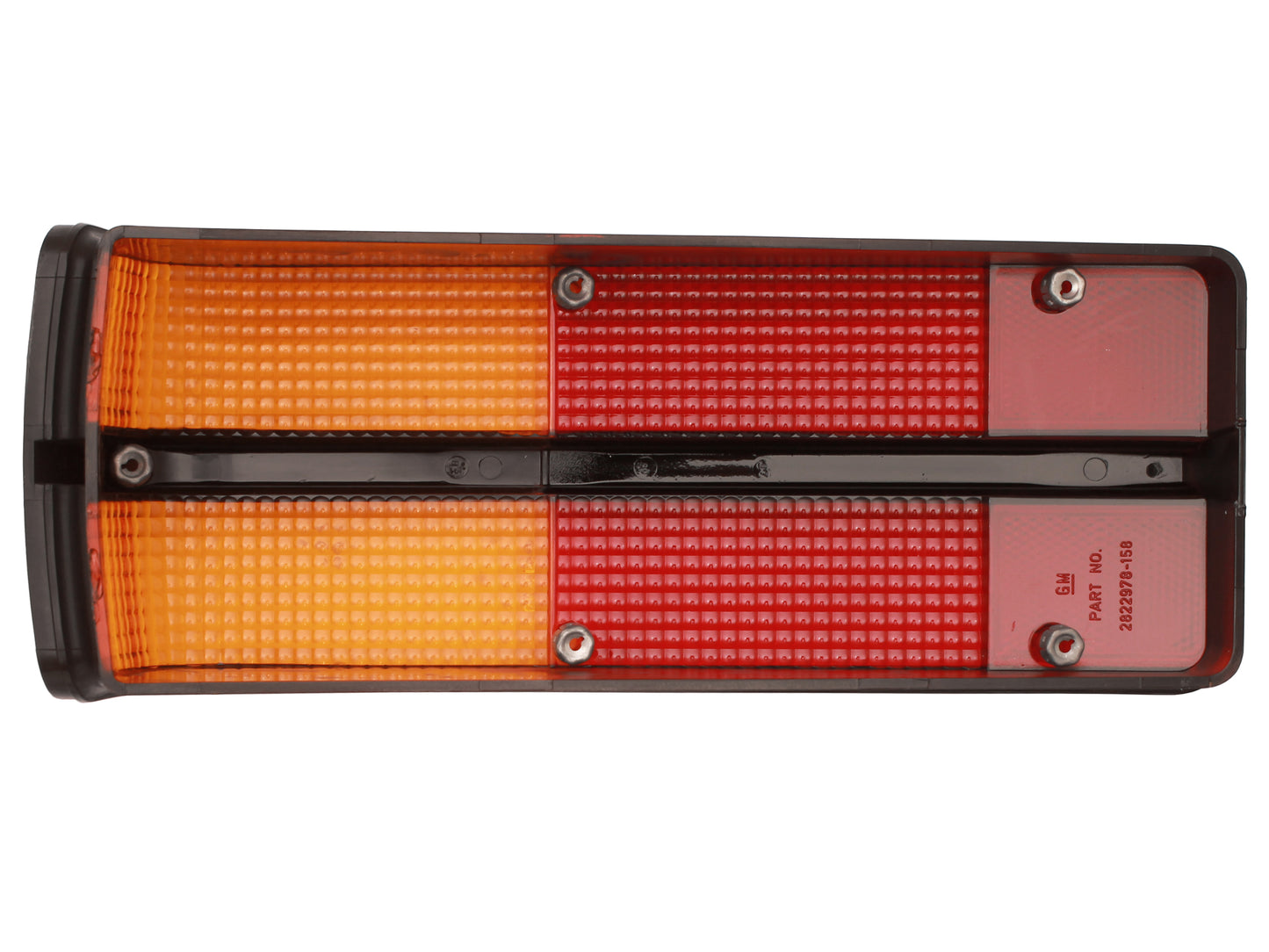 Tail Light Lens LH LX Torana G Pack SLR Black - LRS1041