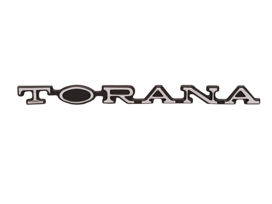 Badge "Torana" Front Panel LX & UC Boot Lid - B1056