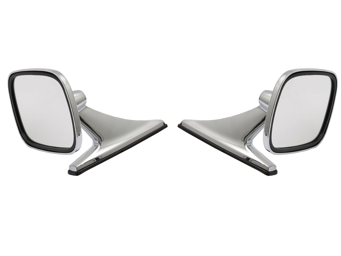 Door Mirror Kit Exterior LH & RH Chrome Square - UCSMP