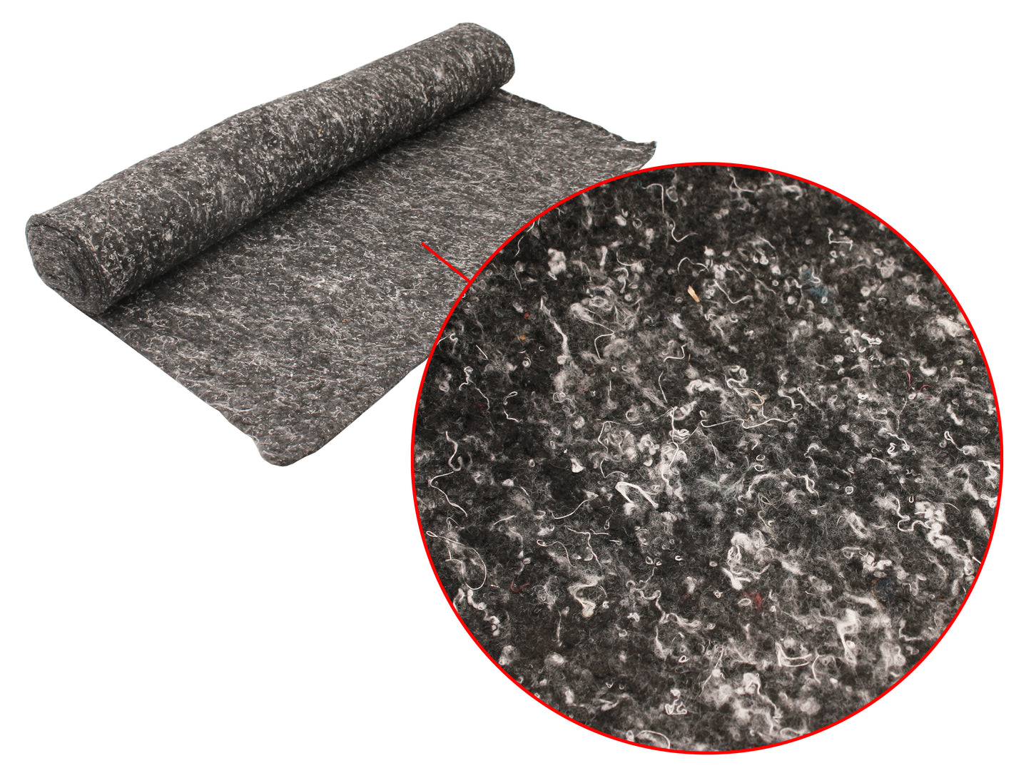 Carpet Underlay Underfelt 910 X 1.8m - UF1