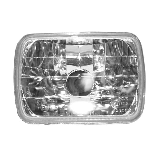 Universal Semi-Sealed Headlight (Crystal) H4 7x15 – UNL-H6052CQ