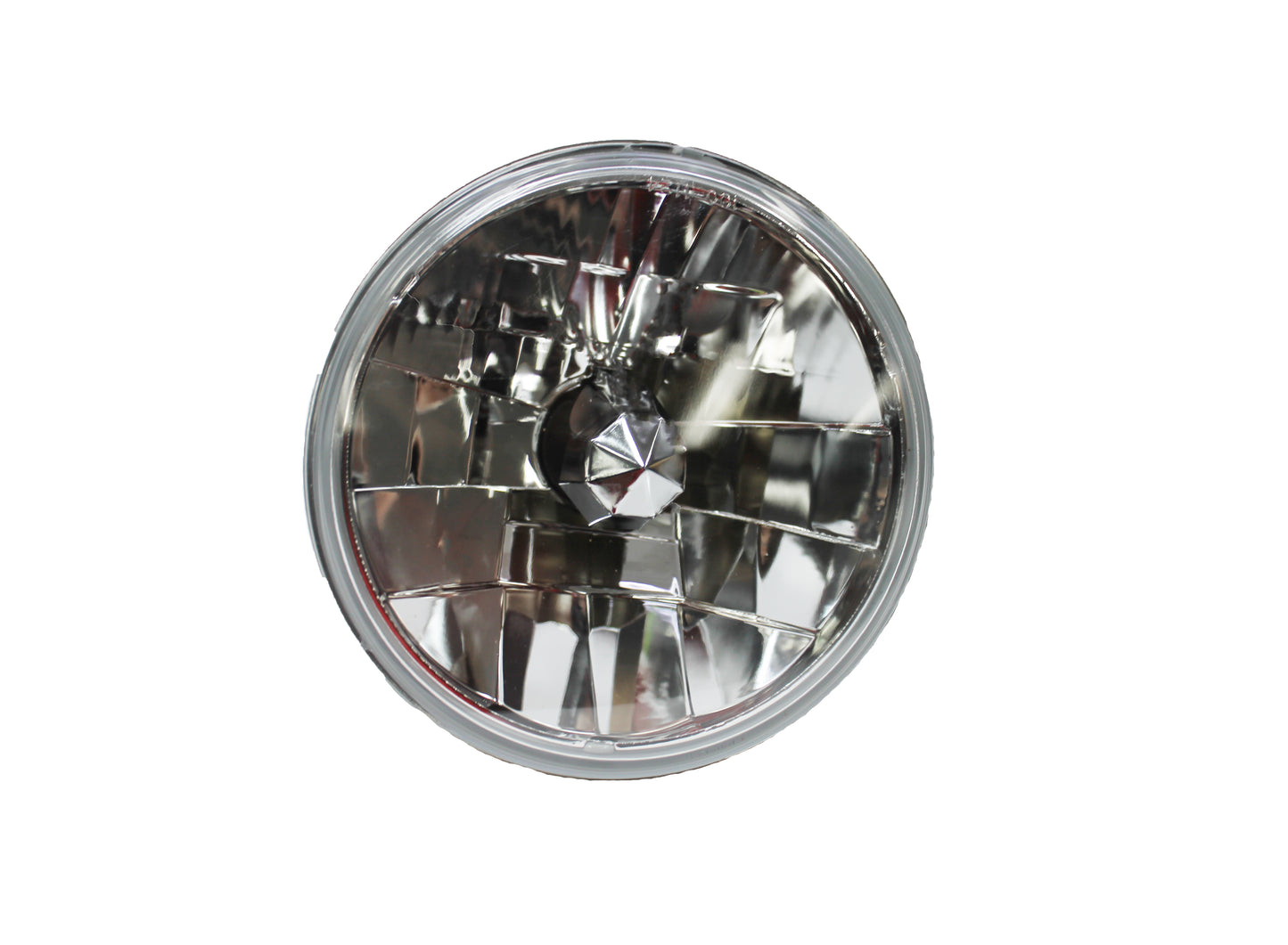 Headlight 7" Crystal H4 Semi Sealed Conversion - UNL-H7019C