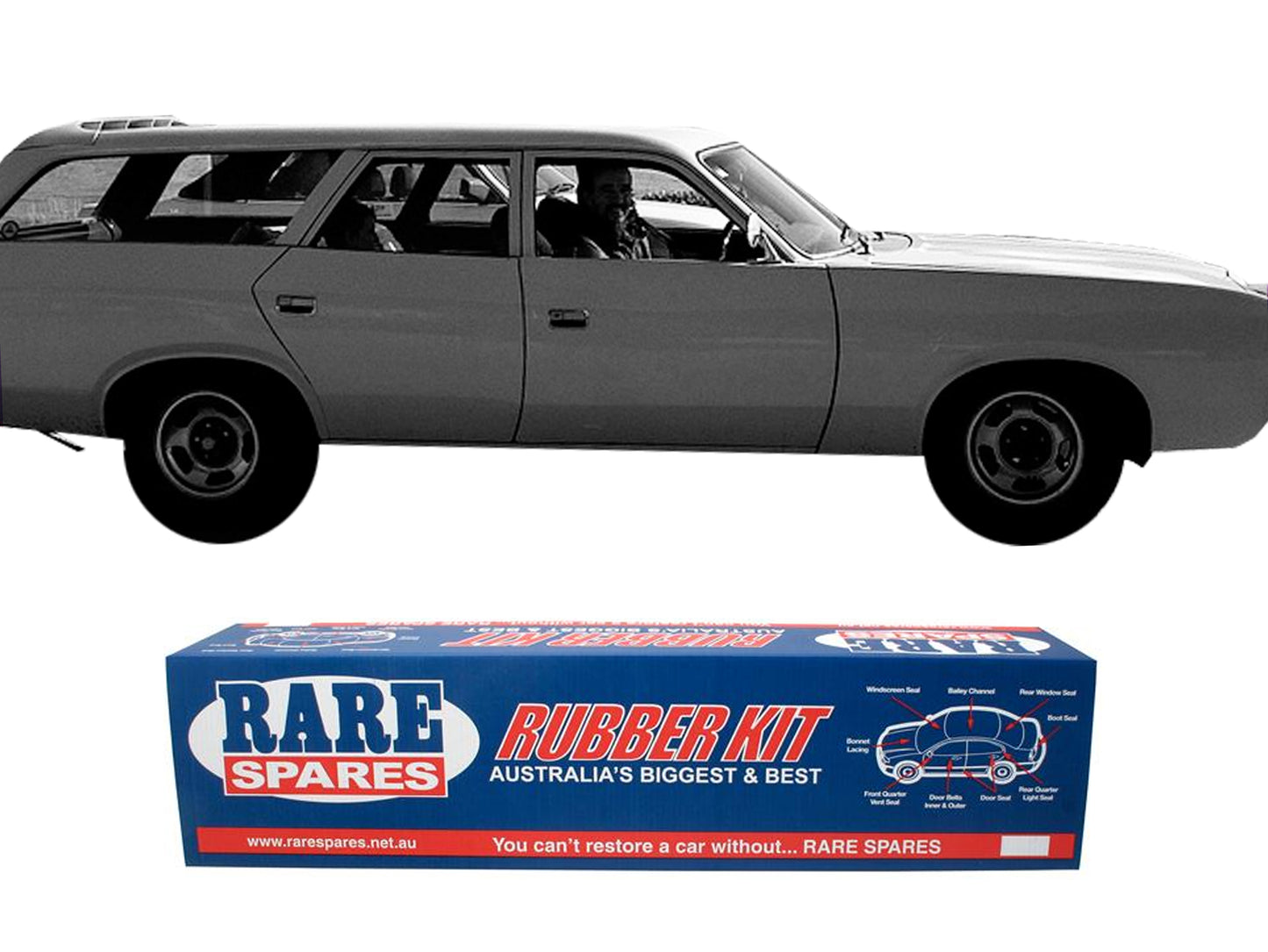 Body Rubber Kit Valiant 73/80 VJ/CM Wagon - VAL17