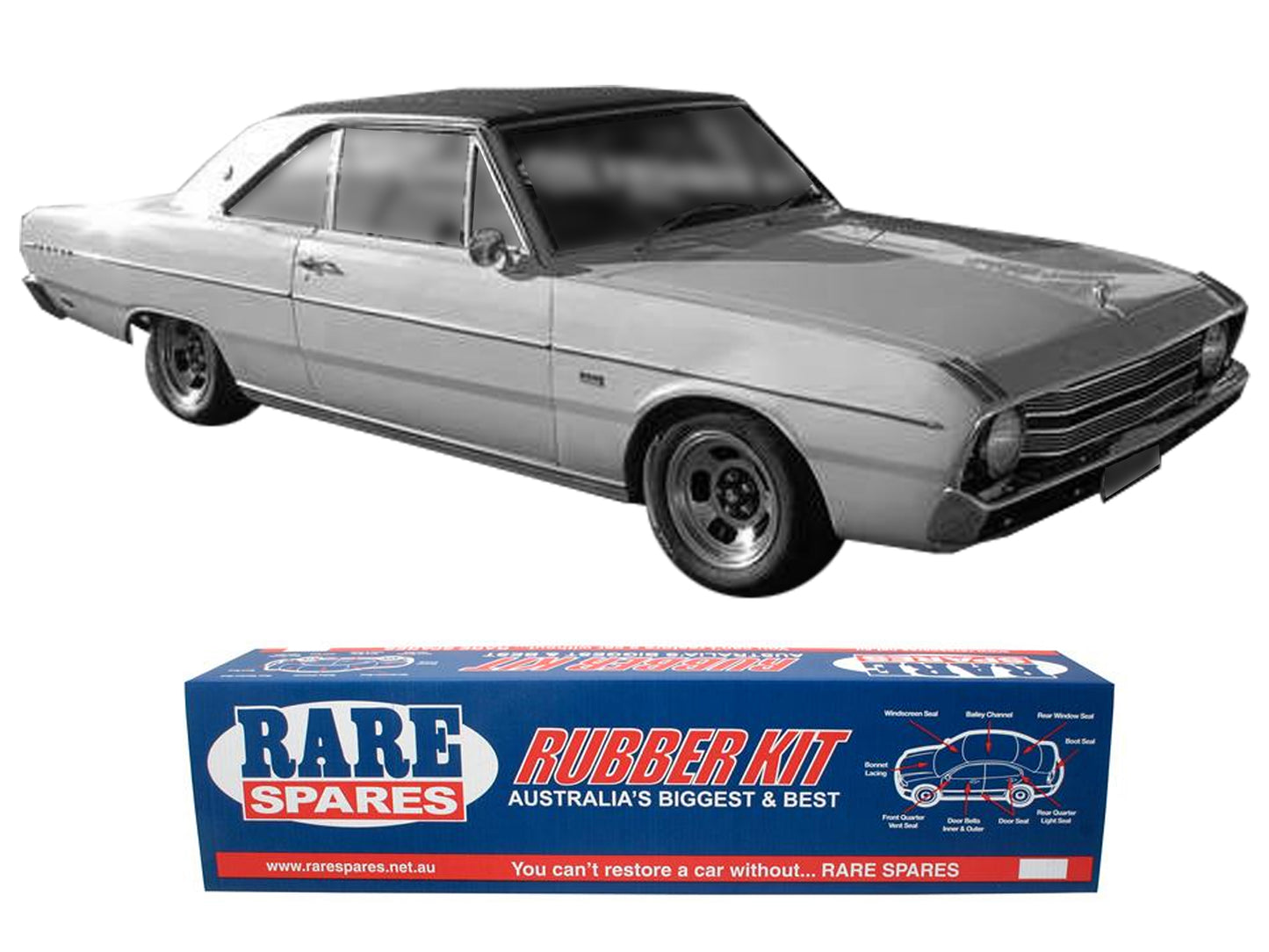 Body Rubber Kit Valiant 69/71 VF VG Coupe - VAL7