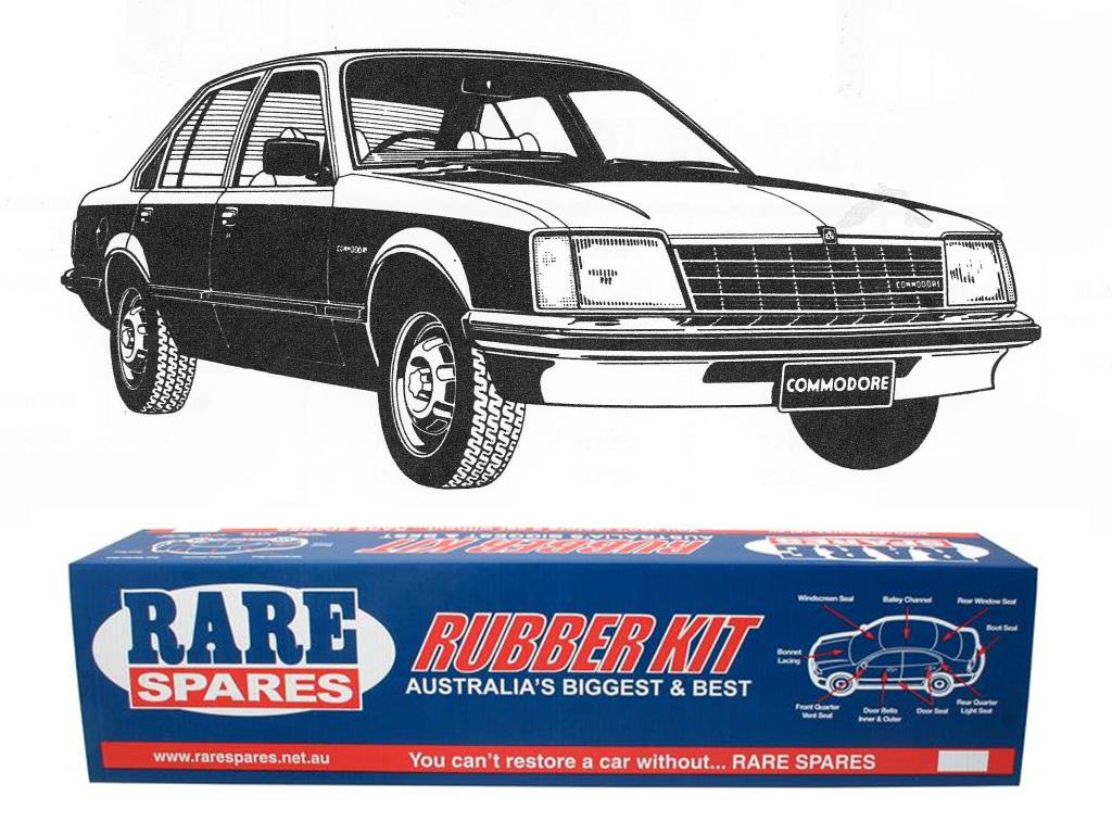 Body Rubber Kit VB All, VC Commodore Sedan Excluding SS & SLE - VB1