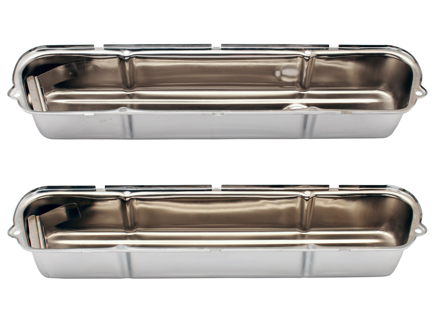 TFI Rocker Cover Chrome Plain Short 253 308 Pair - VC308OE