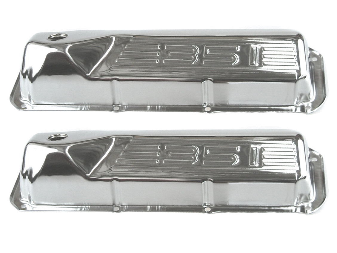 TFI Rocker Cover Chrome Cleveland "351" Pair - VC351
