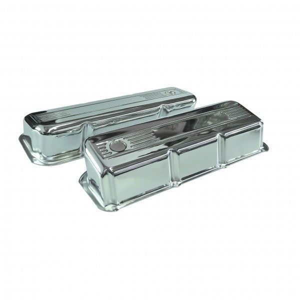 TFI Rocker Cover Chrome Cleveland V8 Tall Pair - VC351TALL