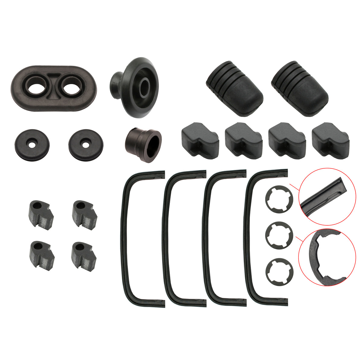 Body Rubber Kit Holden VH Commodore Sedan (Non SS / SLE) - VH1P