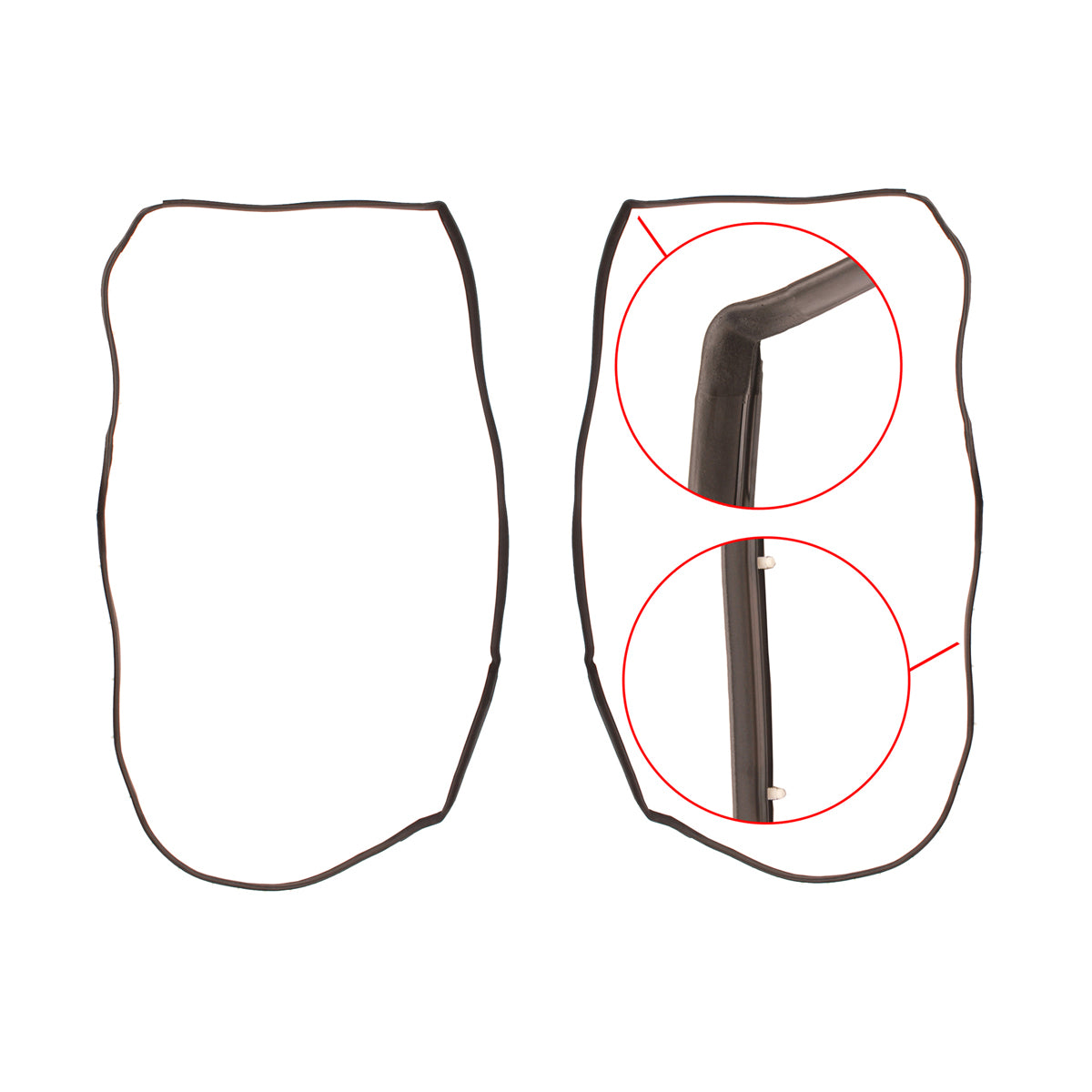 Body Rubber Kit Holden VH Commodore Sedan (Non SS / SLE) - VH1P